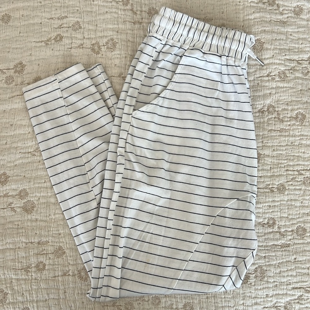 Striped jogger